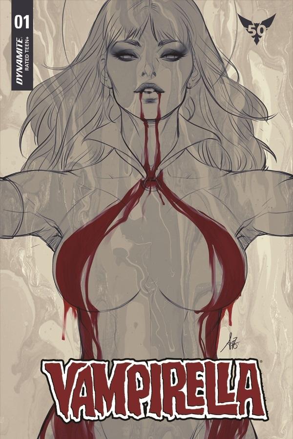 Vampirella Vol 8 #1 Cover I Incentive Stanley Artgerm Lau Sneak Peek Variant Cover