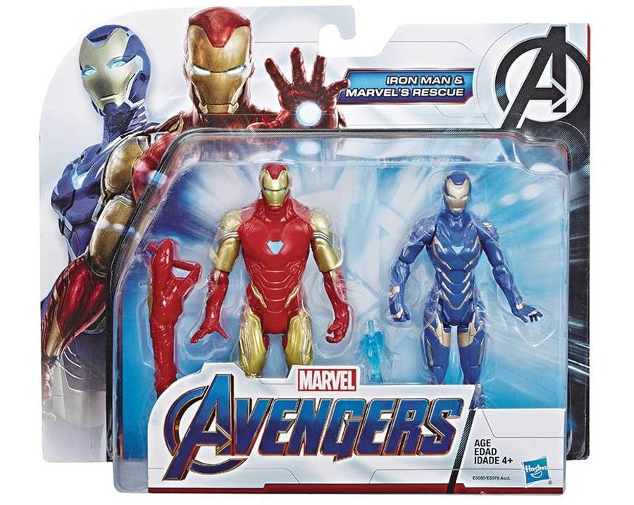 Avengers Endgame 6-Inch Action Figure Team Pack Assortment 201902 - Iron Man & Rescue