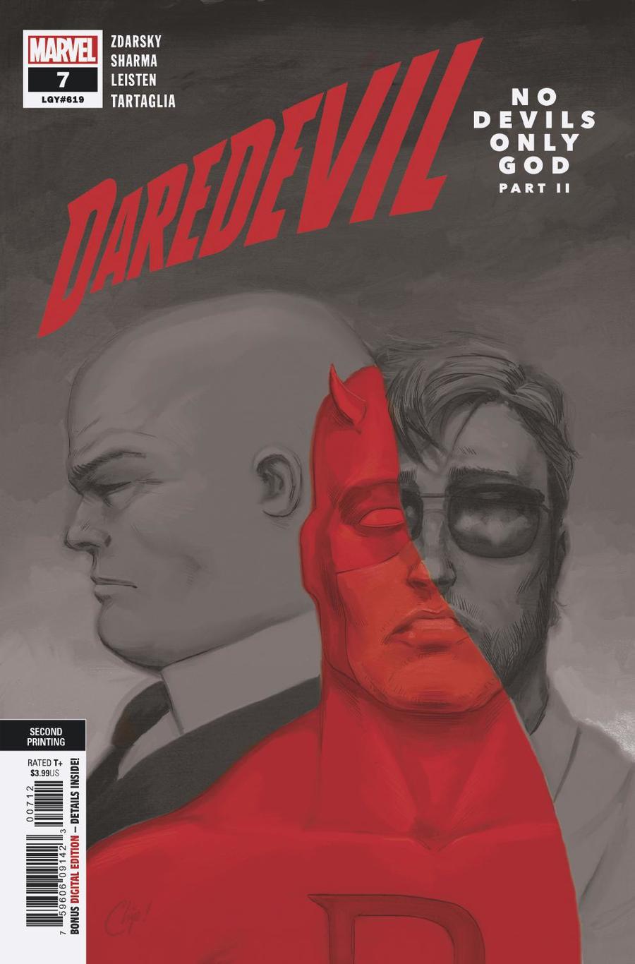 Daredevil Vol 6 #7 Cover C 2nd Ptg Variant Chip Zdarsky Cover