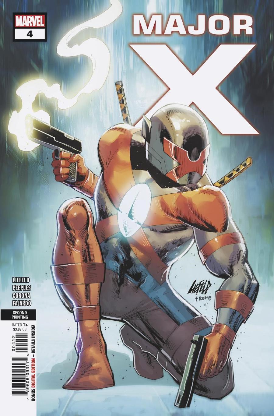 Major X #4 Cover B 2nd Ptg Variant Rob Liefeld Cover