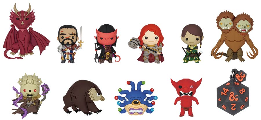 Dungeons & Dragons Figural Keyring Blind Mystery Box