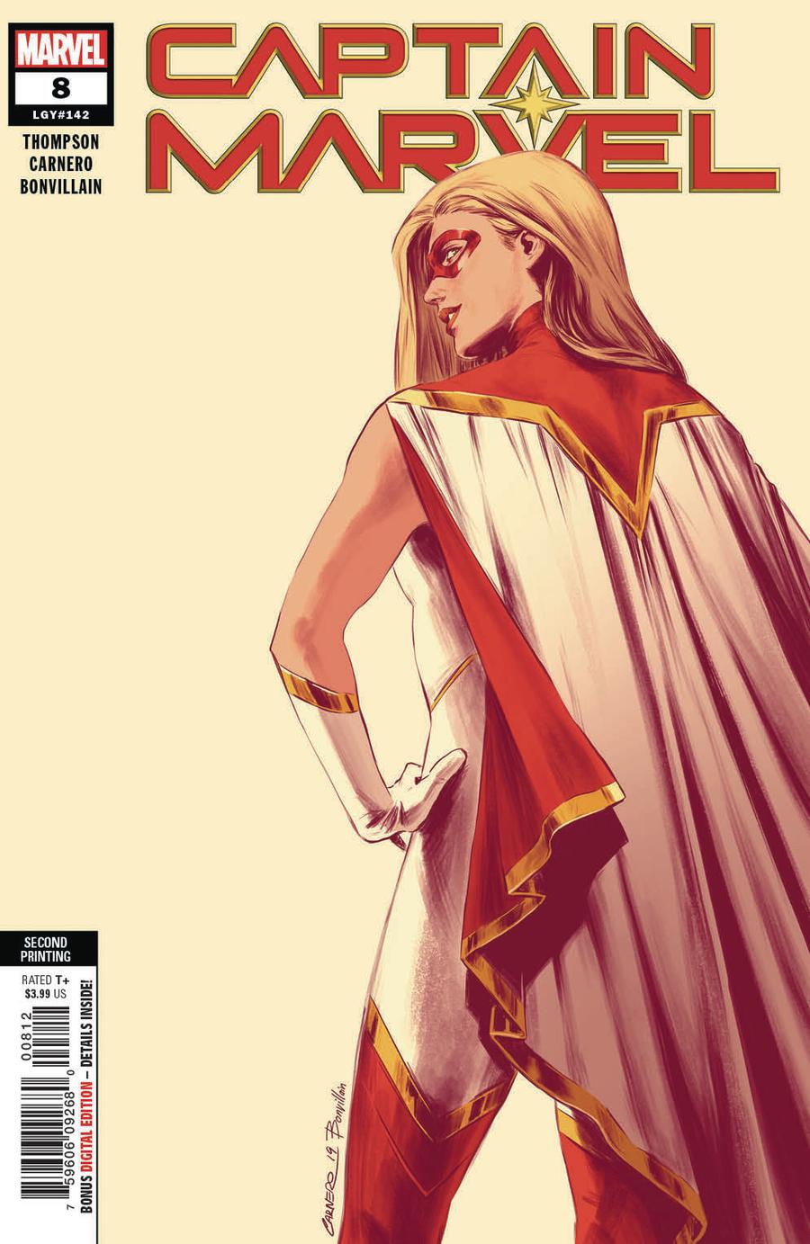 Captain Marvel Vol 9 #8 Cover D 2nd Ptg Carmen Nunez Carnero Spoiler Variant Cover
