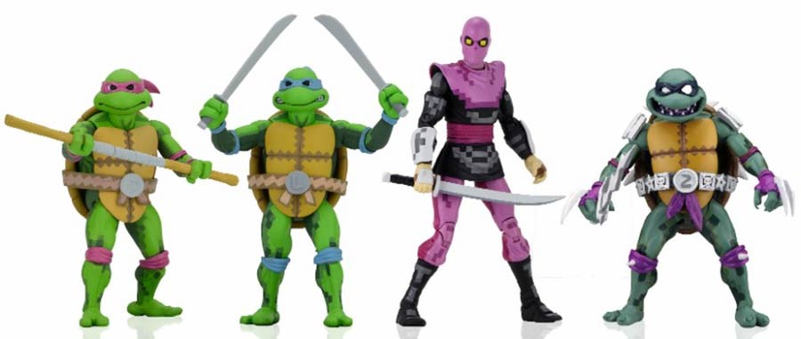 Teenage Mutant Ninja Turtles Turtles In Time 7-inch Scale Action Figure Series 1 Assortment Case