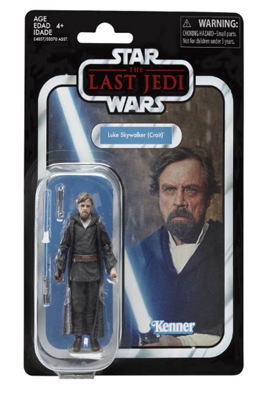 Star Wars Vintage Series 3.75-Inch Action Figure - Luke Skywalker (Crait)