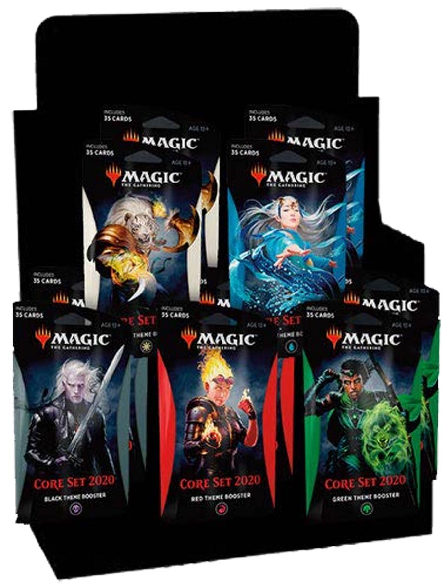 Magic The Gathering Core Set 2020 Theme Booster Display Of 10 Theme Booster Packs