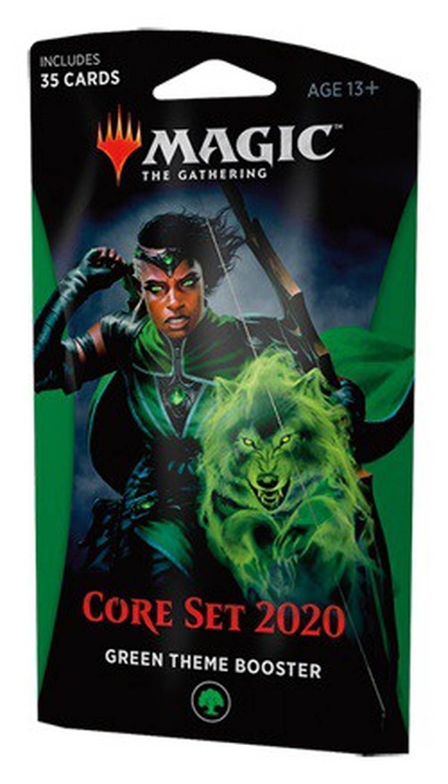 Magic The Gathering Core Set 2020 Theme Booster - Green