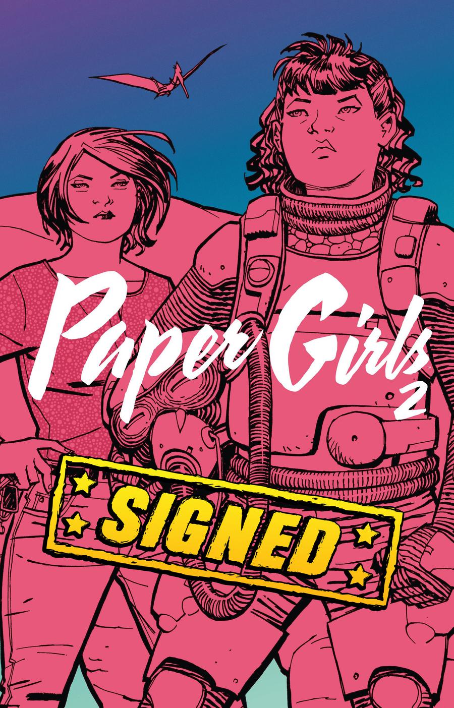 Paper Girls Vol 2 TP Signed By Brian K Vaughan & Cliff Chiang