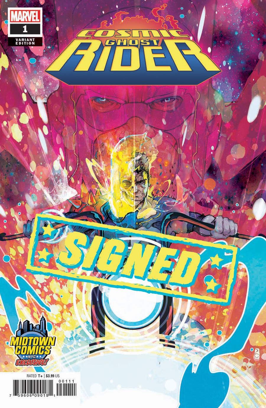 COSMIC GHOST RIDER #4 MARVEL 2018 STANDARD COVER STOCK IMAGE