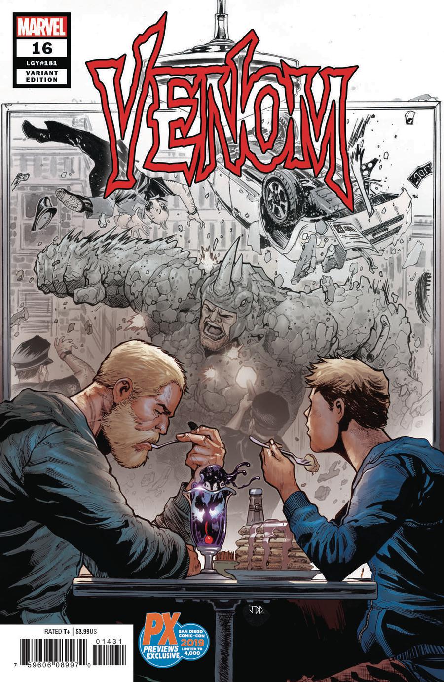 Venom Vol 4 #16 Cover C SDCC 2019 Exclusive Variant Cover