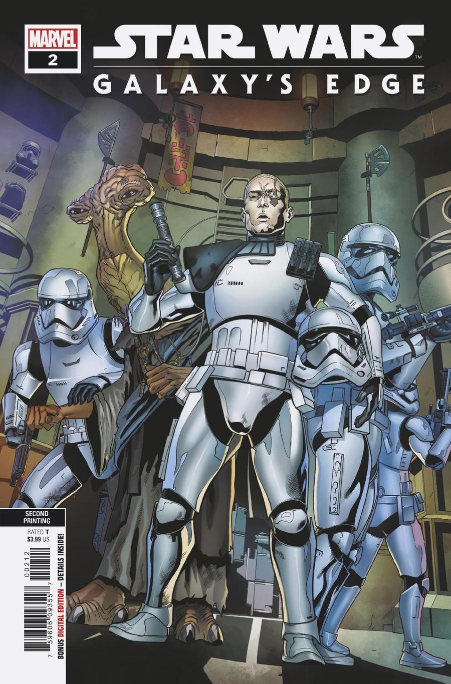 Star Wars Galaxys Edge #2 Cover C 2nd Ptg Variant Will Sliney Cover