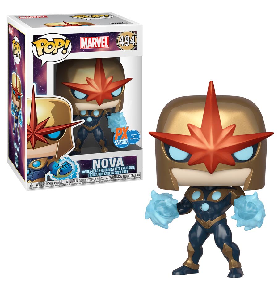 POP Marvel Nova Prime Previews Exclusive Vinyl Bobble Head
