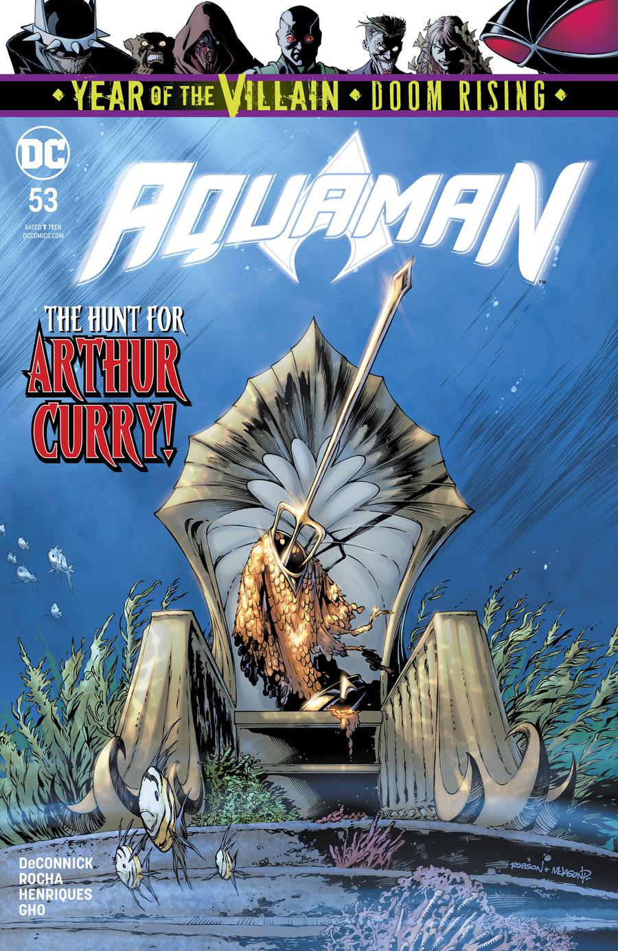 Aquaman Vol 6 #53 Cover A Regular Robson Rocha & Jason Paz Cover (Year Of The Villain Doom Rising Tie-In)