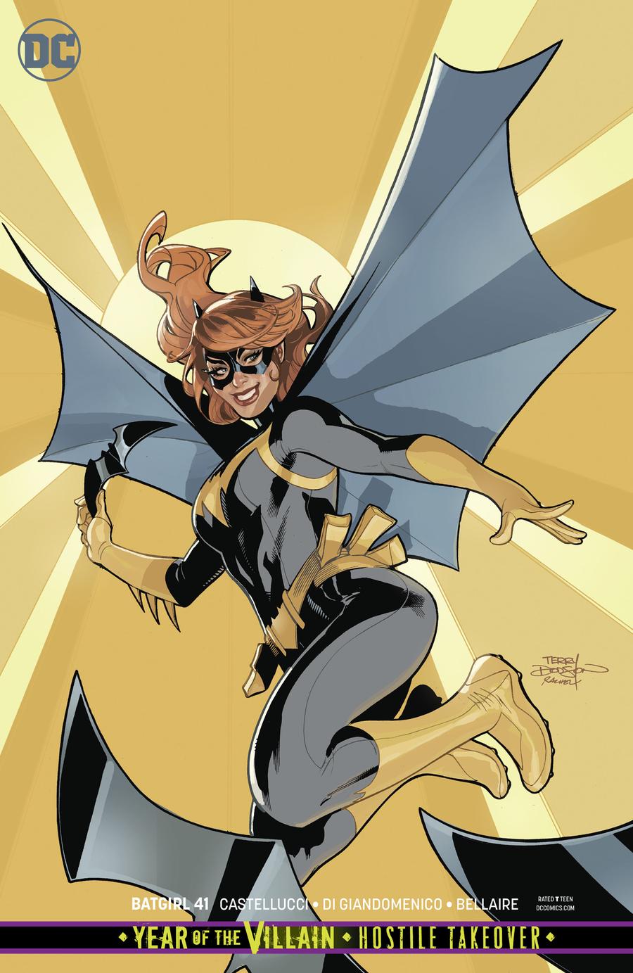 Batgirl Vol 5 #41 Cover B Variant Terry Dodson & Rachel Dodson Card Stock Cover (Year Of The Villain Hostile Takeover Tie-In)