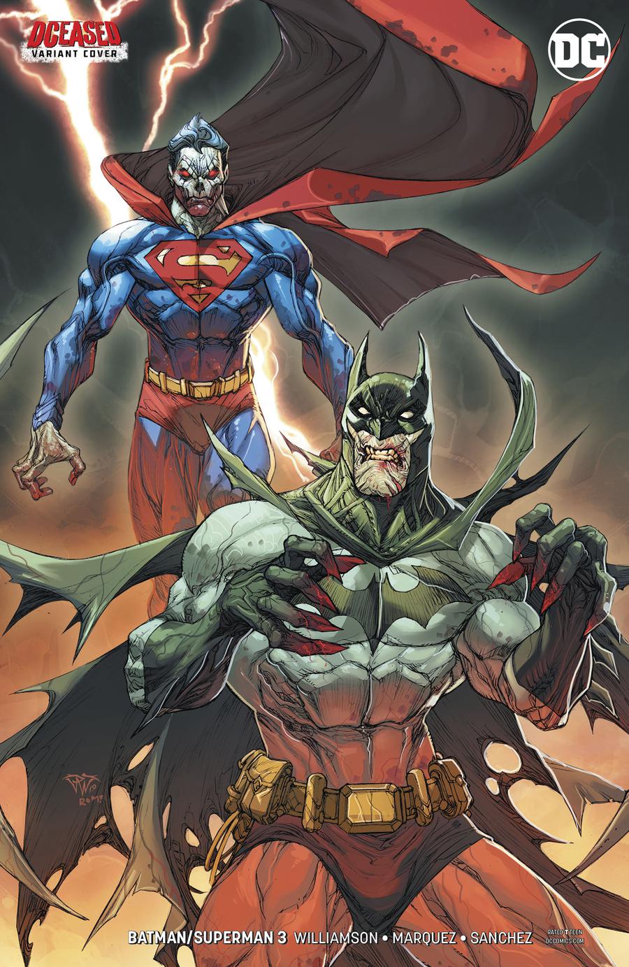 Batman Superman Vol 2 #3 Cover B Variant Paolo Pantalena DCeased Cover