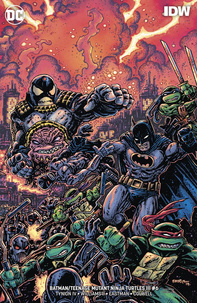 Batman Teenage Mutant Ninja Turtles III #6 Cover B Variant Kevin Eastman Cover