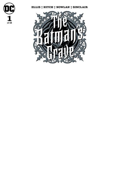 Batmans Grave #1 Cover C Variant Blank Cover