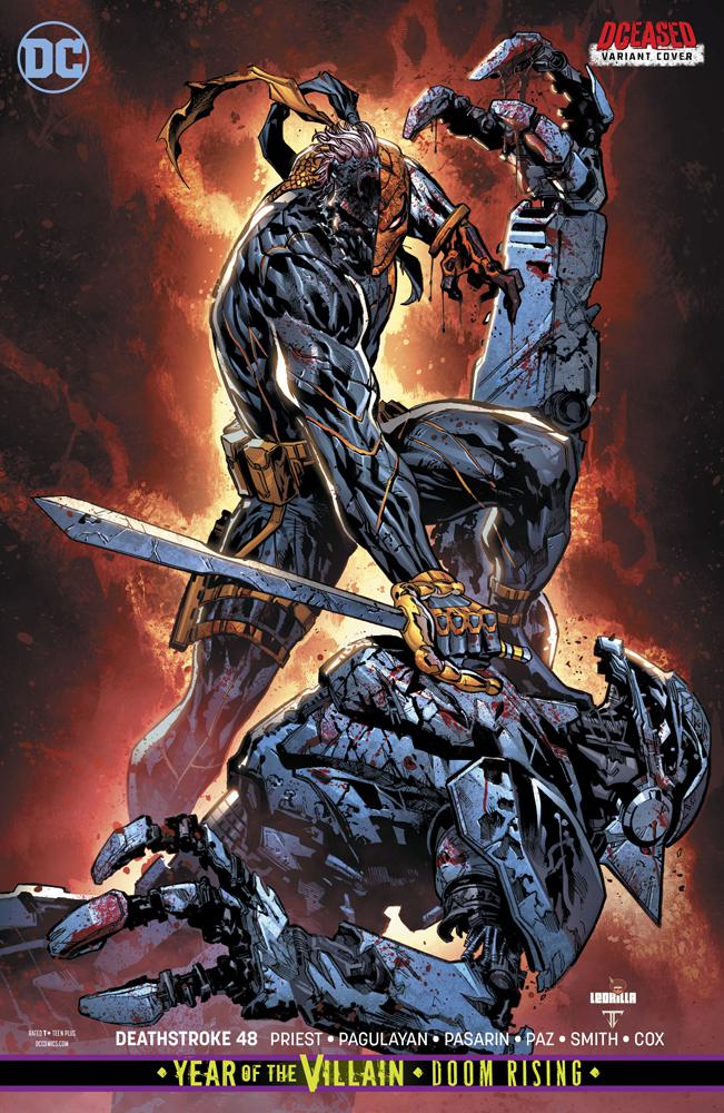 Deathstroke Vol 4 #48 Cover B Variant Ken Lashley DCeased Cover (Year Of The Villain Doom Rising Tie-In)