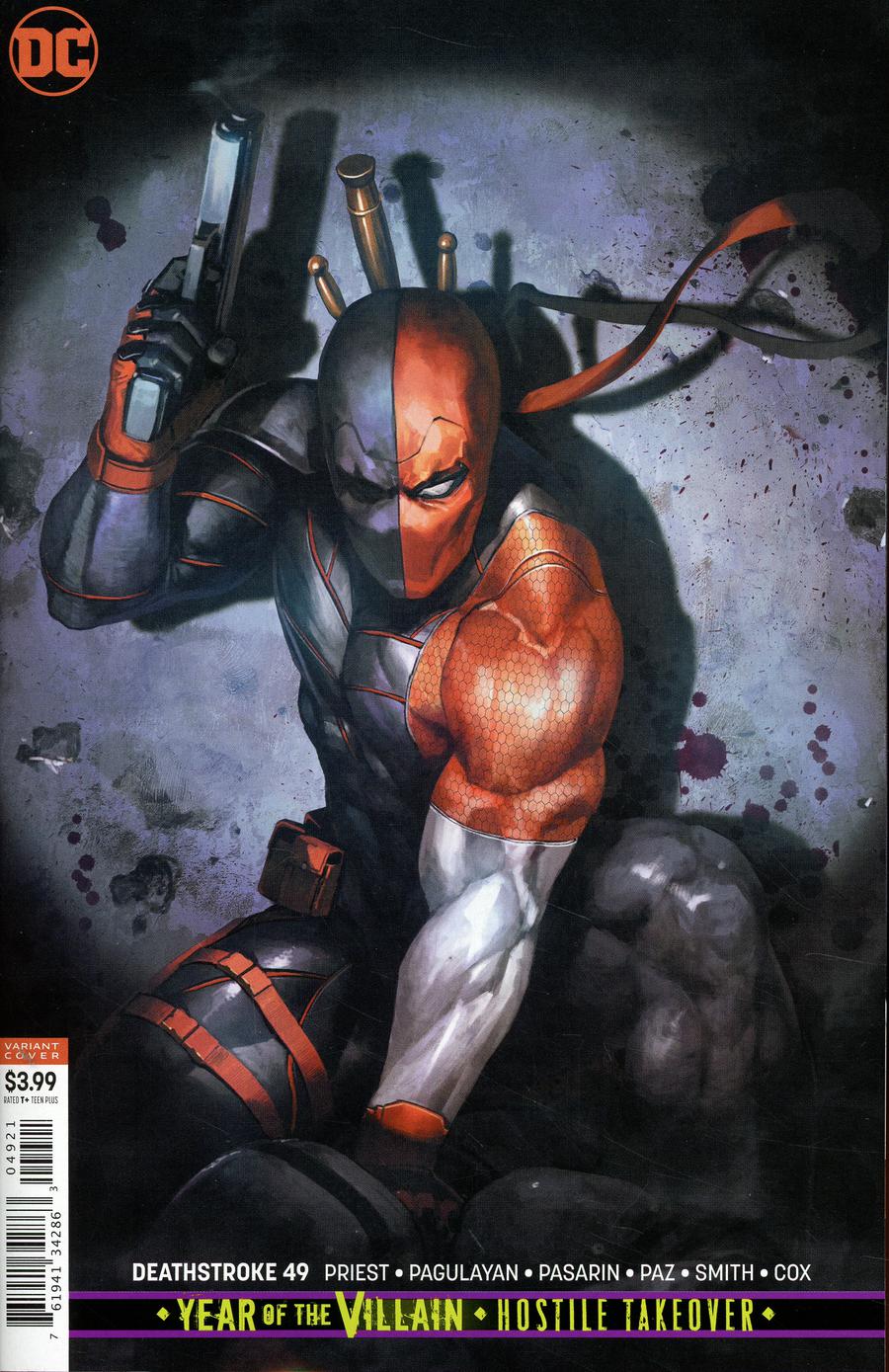 Deathstroke Vol 4 #49 Cover B Variant Skan Cover (Year Of The Villain Hostile Takeover Tie-In)