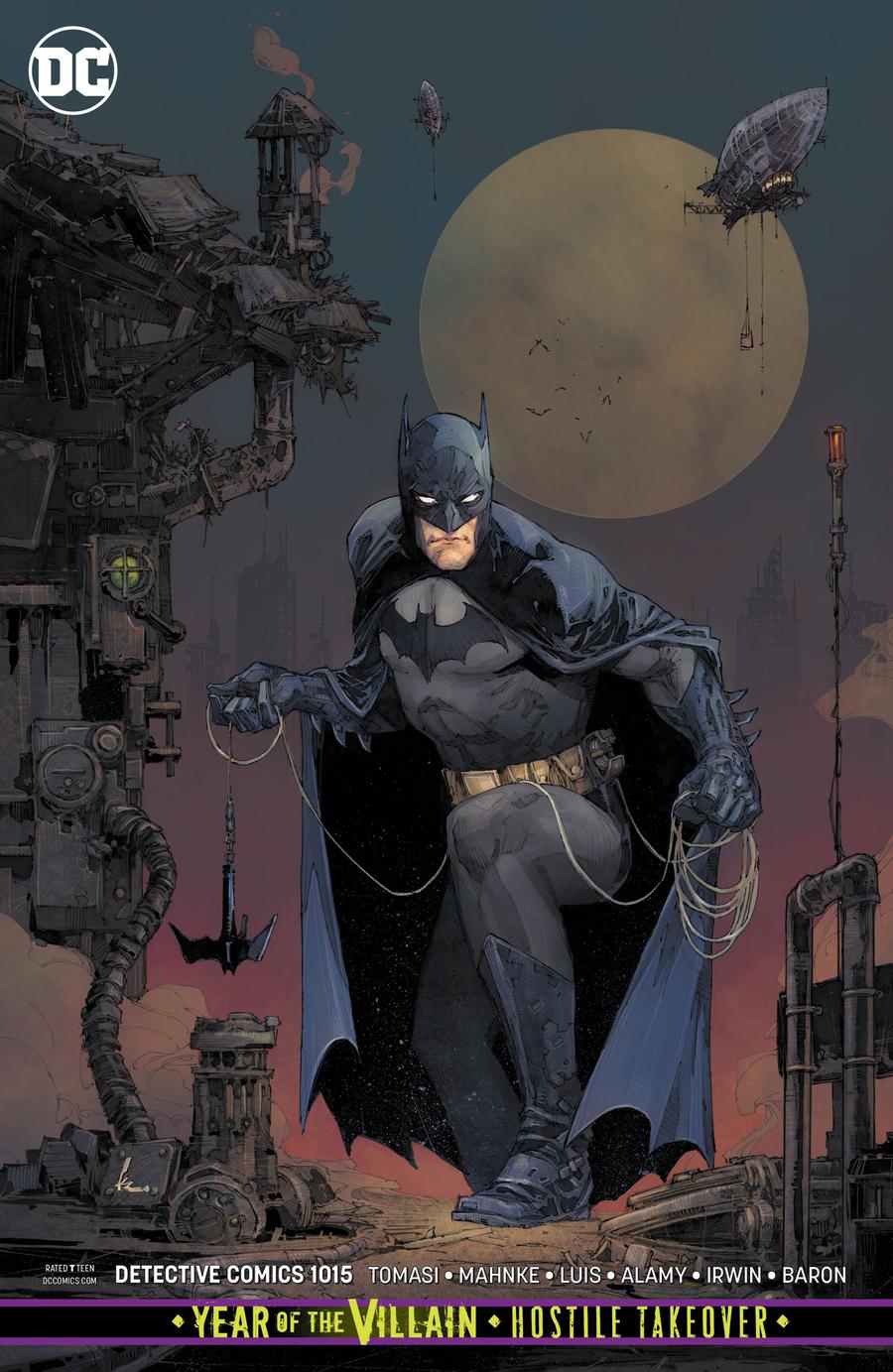 Detective Comics Vol 2 #1015 Cover B Variant Kenneth Rocafort Card Stock Cover (Year Of The Villain Hostile Takeover Tie-In)