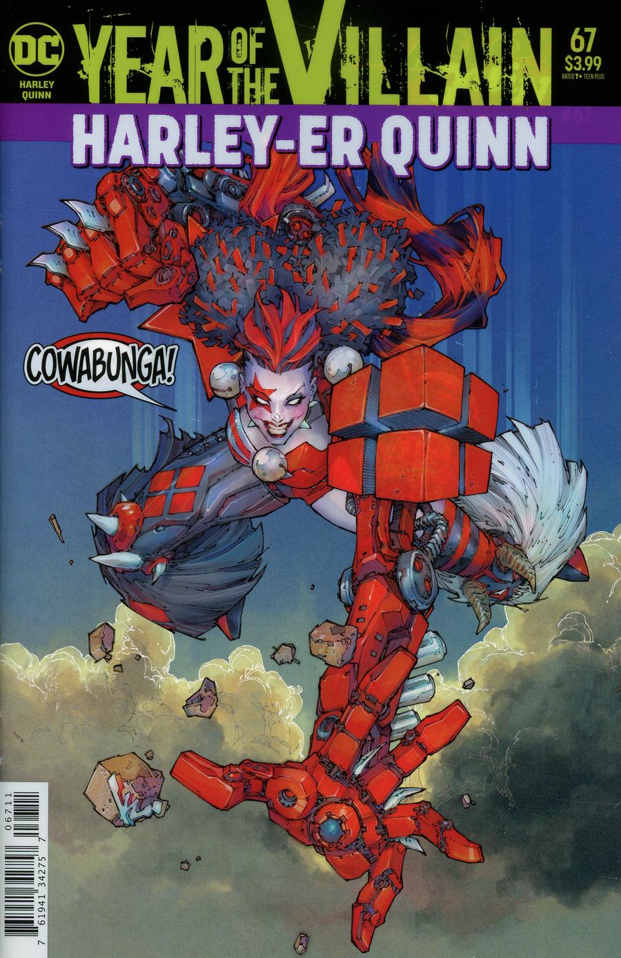 Harley Quinn Vol 3 #67 Cover A Regular Kenneth Rocafort Acetate Cover (Year Of The Villain Hostile Takeover Tie-In)