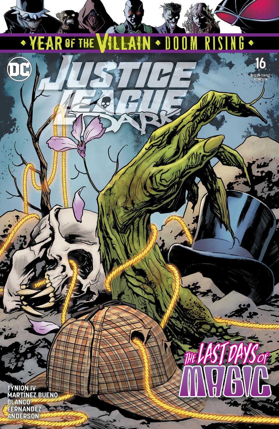 Justice League Dark Vol 2 #16 Cover A Regular Yanick Paquette Cover (Year Of The Villain Doom Rising Tie-In)