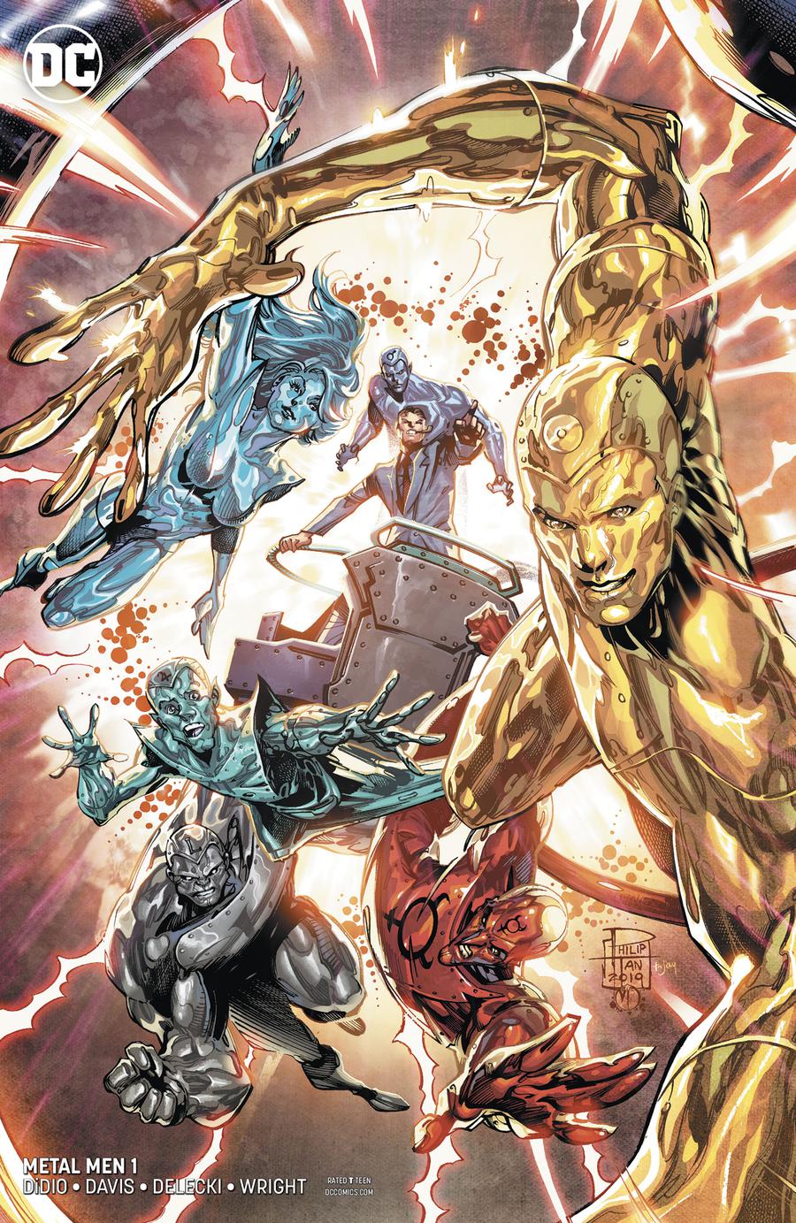 Metal Men Vol 4 #1 Cover B Variant Philip Tan & Marc Deering Cover