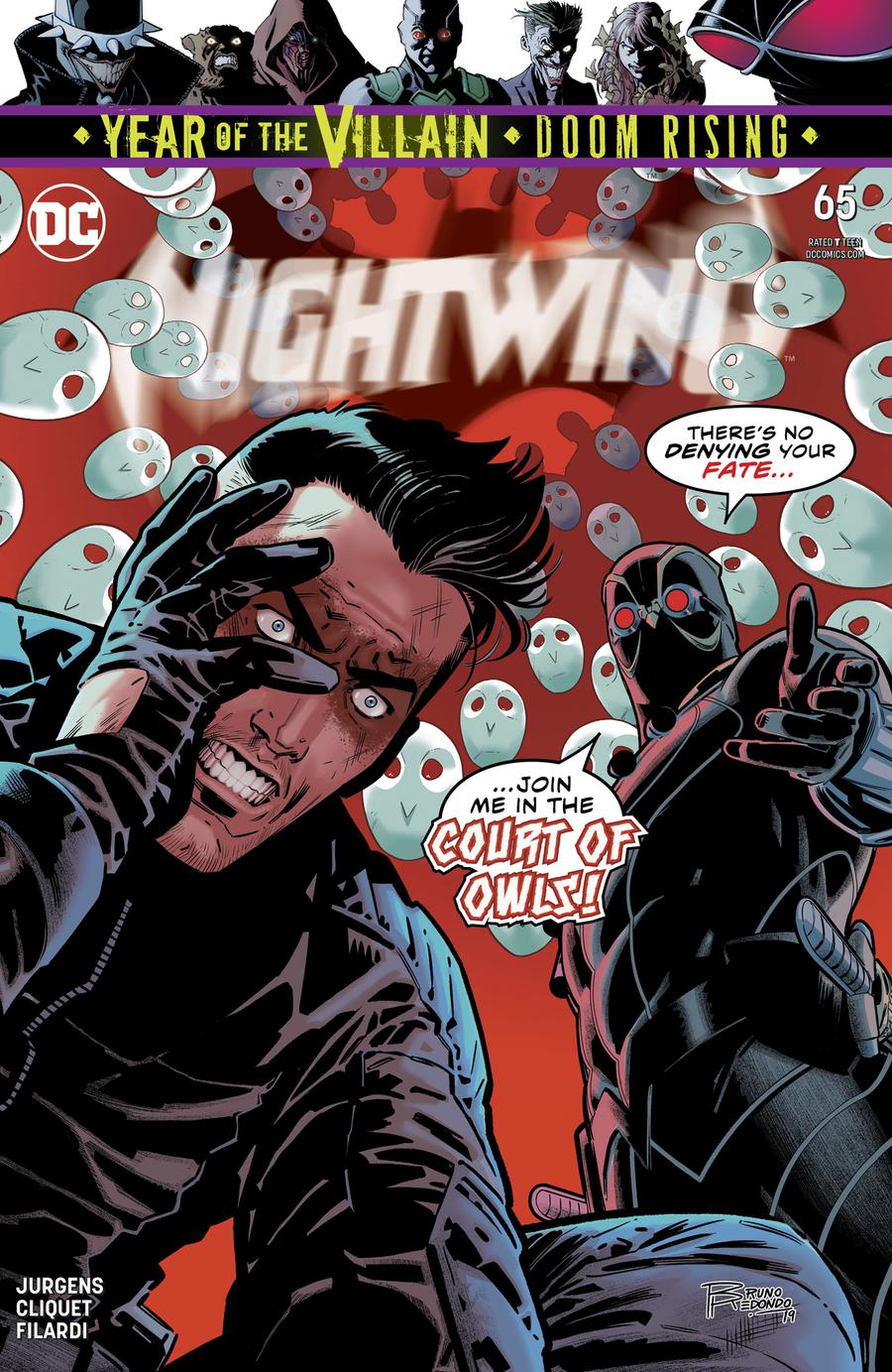 Nightwing Vol 4 #65 Cover A Regular Bruno Redondo Cover (Year Of The Villain Doom Rising Tie-In)