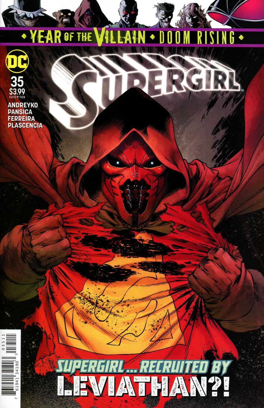 Supergirl Vol 7 #35 Cover A Regular Jesus Merino Cover (Year Of The Villain Doom Rising Tie-In)