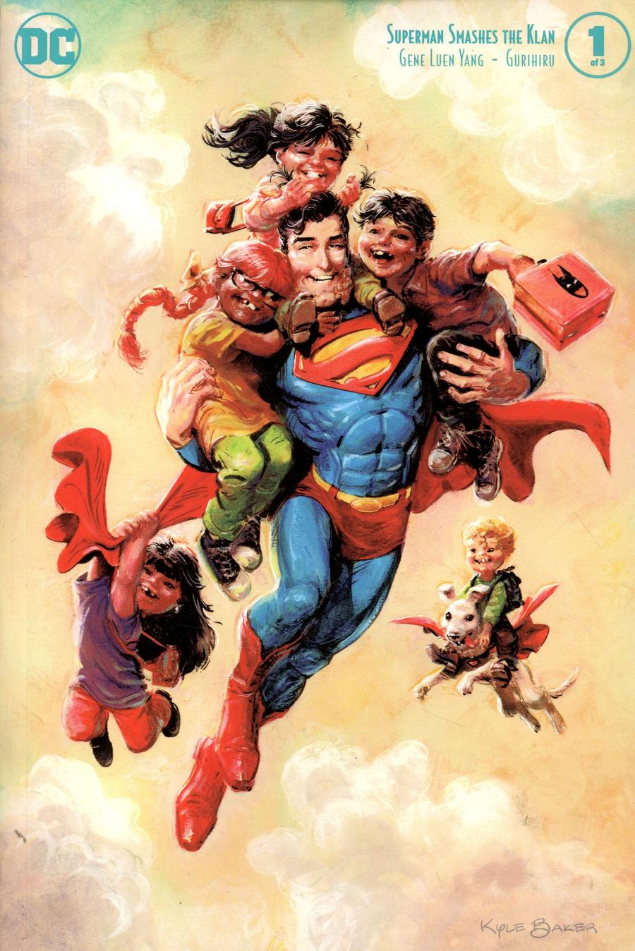 Superman Smashes The Klan #1 Cover B Variant Kyle Baker Cover