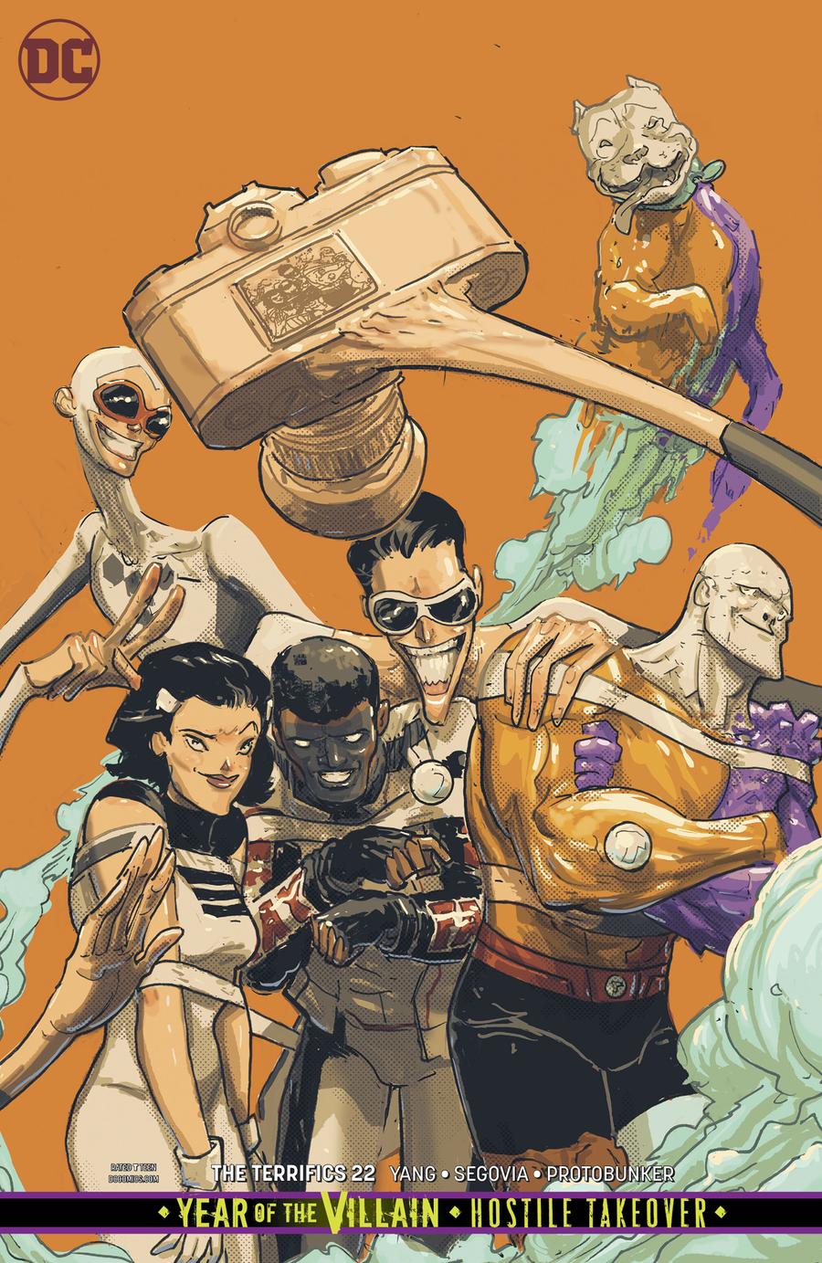 Terrifics #22 Cover B Variant Riley Rossmo Cover (Year Of The Villain Hostile Takeover Tie-In)