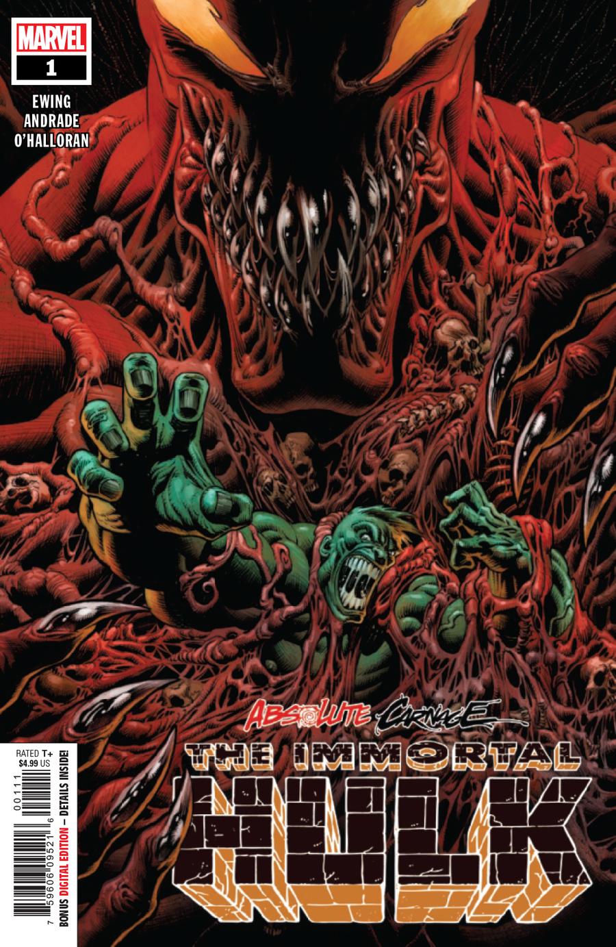 Absolute Carnage Immortal Hulk #1 Cover A 1st Ptg Regular Kyle Hotz Cover