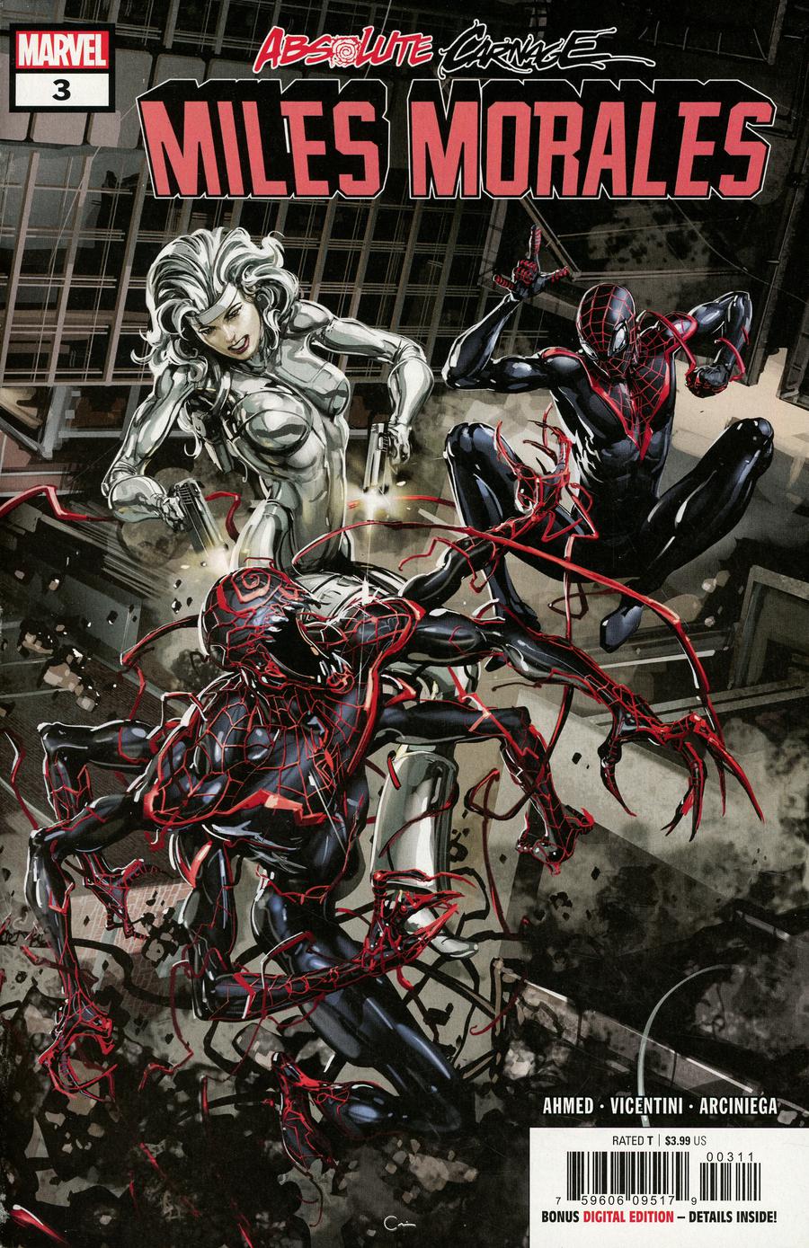 Absolute Carnage Miles Morales #3 Cover A Regular Clayton Crain Cover