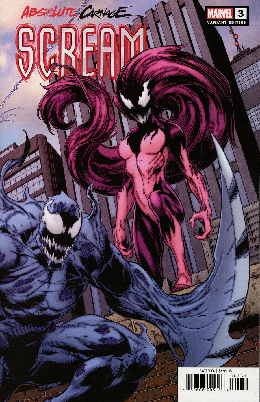 Absolute Carnage Scream #3 Cover B Variant Mark Bagley Connecting Cover