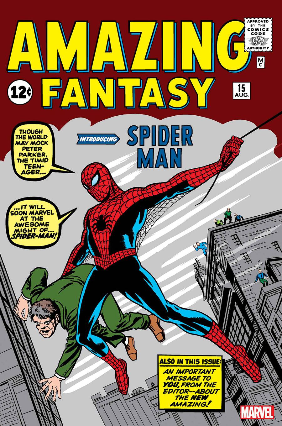 Amazing Fantasy #15 Cover J Facsimile Edition
