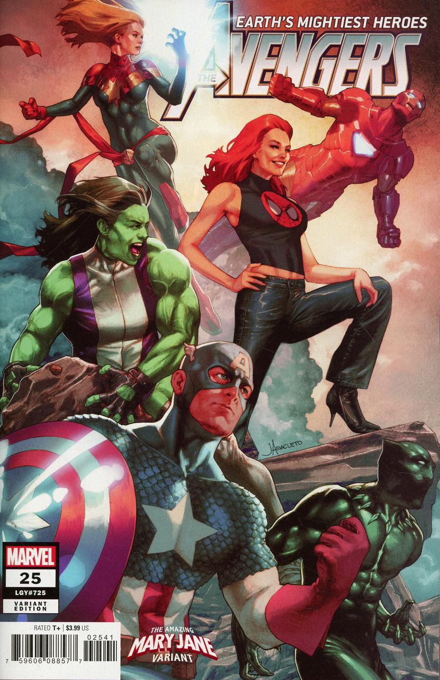 Avengers Vol 7 #25 Cover B Variant Jay Anacleto Mary Jane Cover
