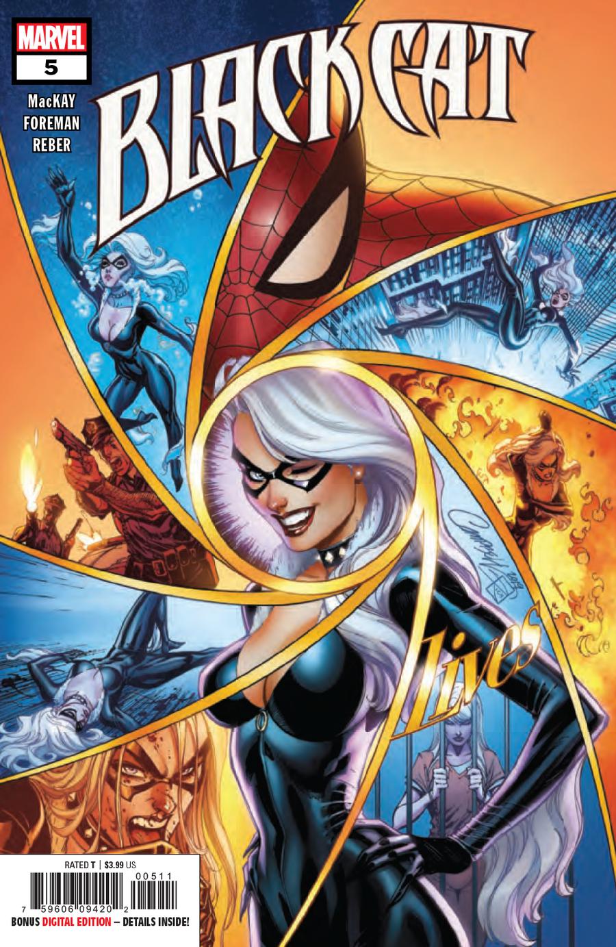 Black Cat #5 Cover A Regular J Scott Campbell Cover