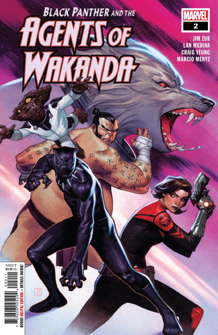 Black Panther And The Agents Of Wakanda #2 Cover A Regular Jorge Molina Cover