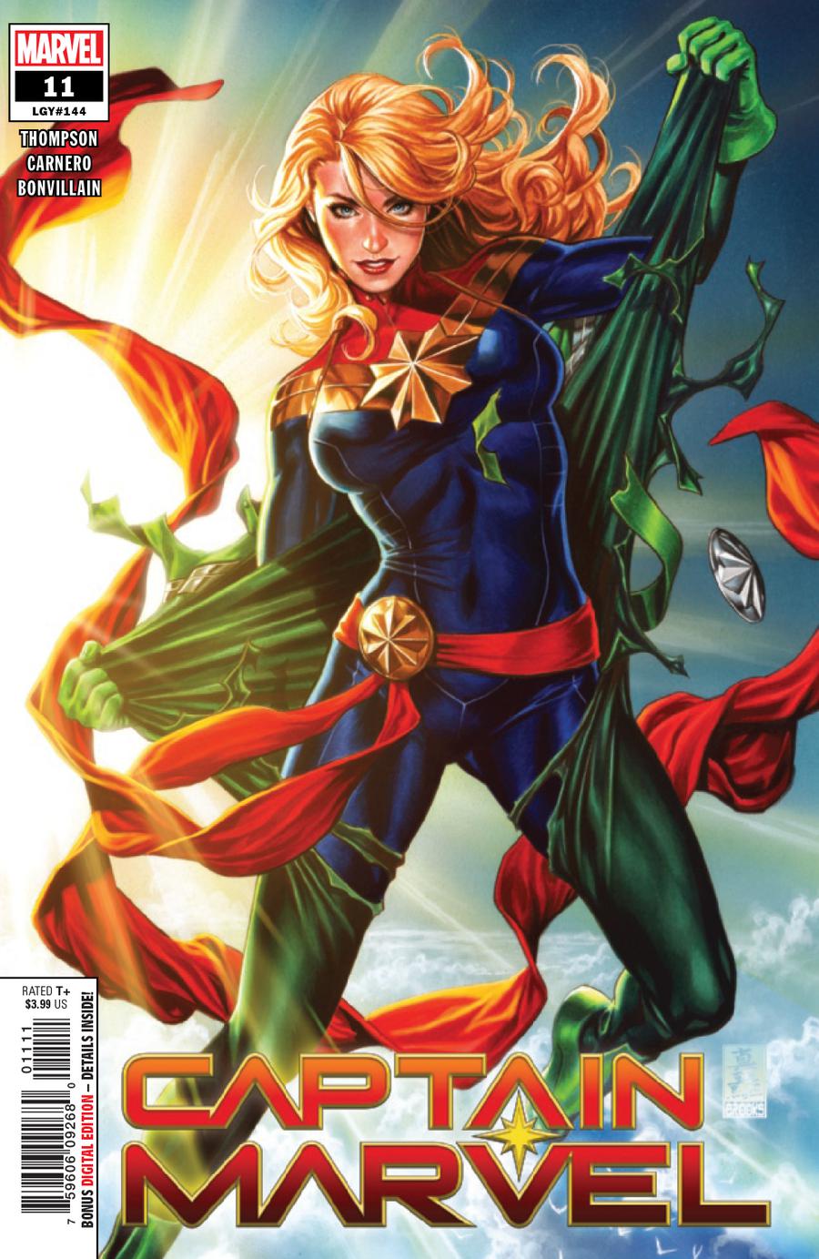 Captain Marvel Vol 9 #11 Cover A 1st Ptg Regular Mark Brooks Cover