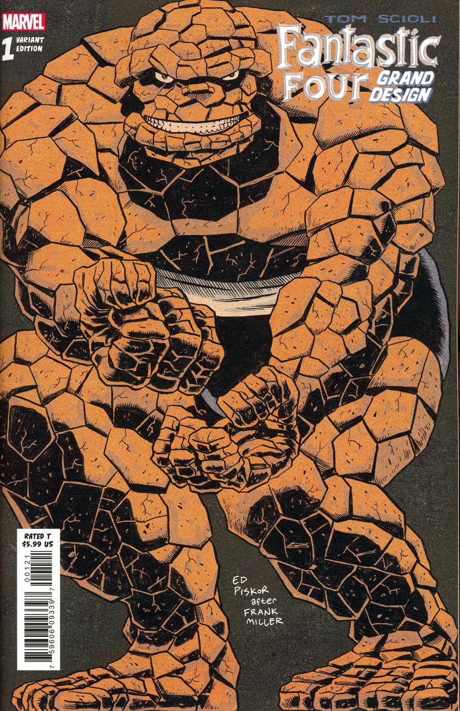 Fantastic Four Grand Design #1 Cover B Variant Ed Piskor Cover