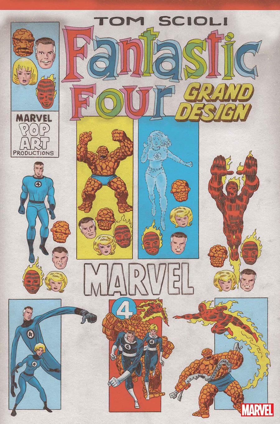 Fantastic Four Grand Design #1 Cover C Variant Tom Scioli Corner Box Cover