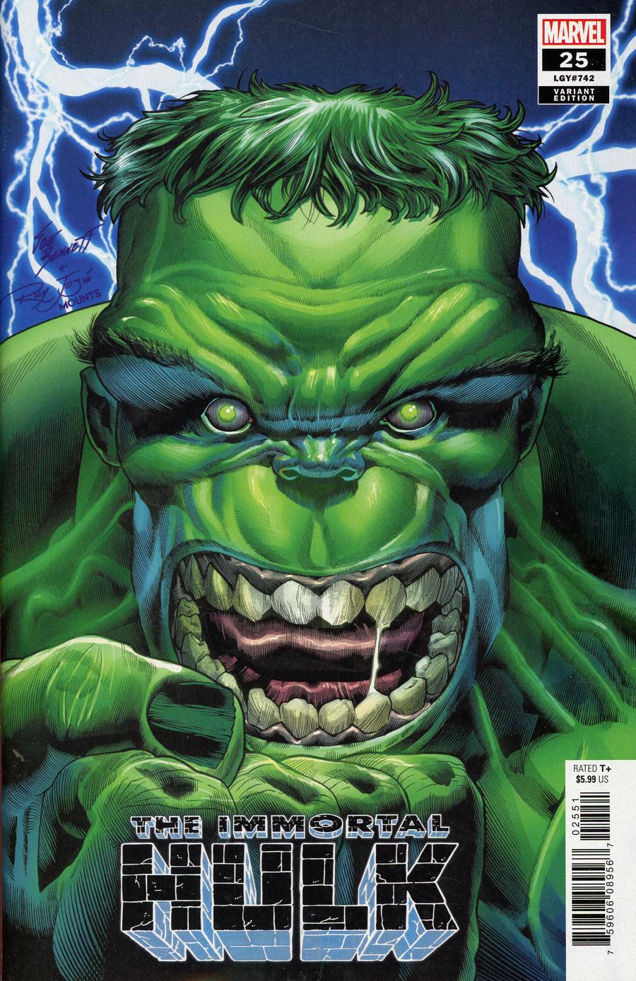 Immortal Hulk #25 Cover C Variant Joe Bennett Cover