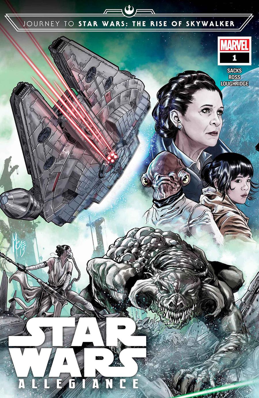 Journey To Star Wars The Rise Of Skywalker Allegiance #1 Cover A Regular Marco Checchetto Connecting Cover