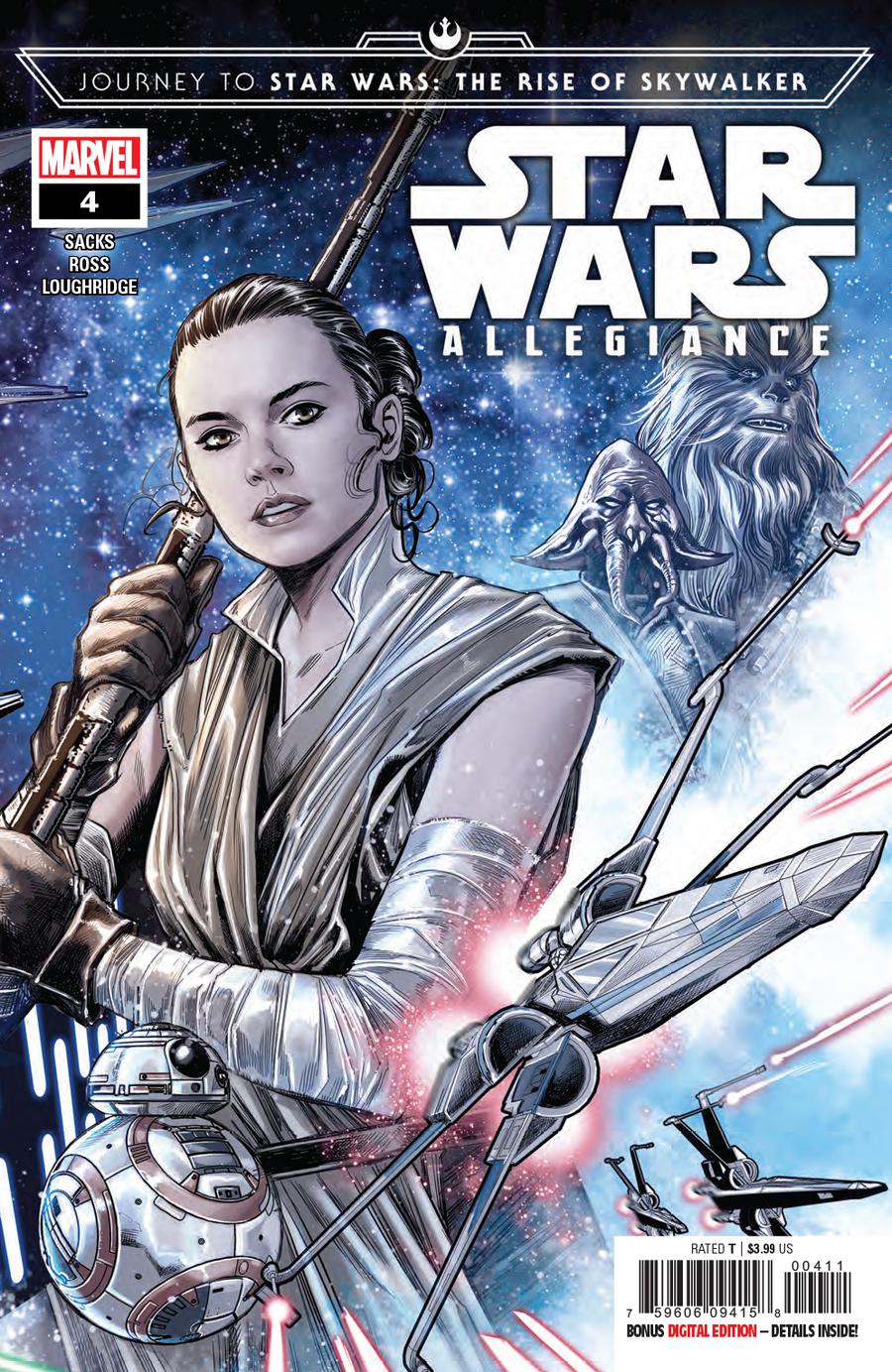 Journey To Star Wars The Rise Of Skywalker Allegiance #4 Cover A Regular Marco Checchetto Connecting Cover