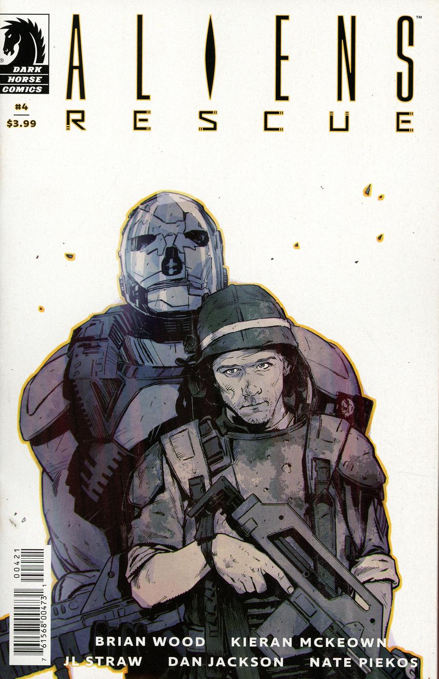 Aliens Rescue #4 Cover B Variant Mack Chater Cover