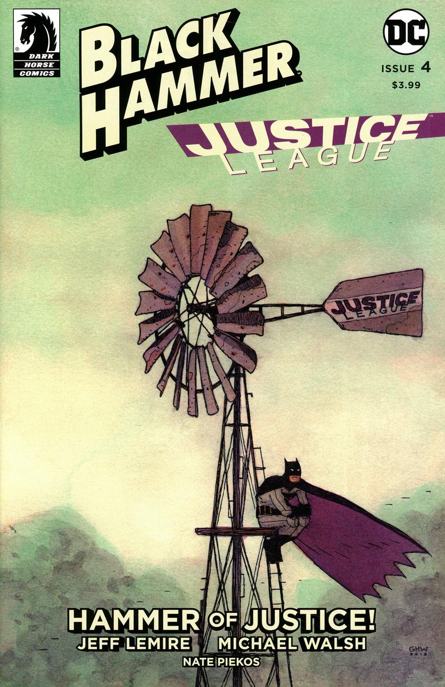 Black Hammer Justice League Hammer Of Justice #4 Cover D Variant Gabriel Walta Cover