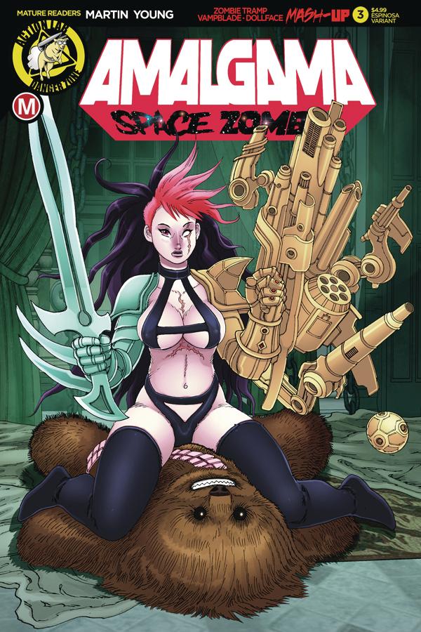 Amalgama Space Zombie #3 Cover C Variant Rod Espinosa Cover