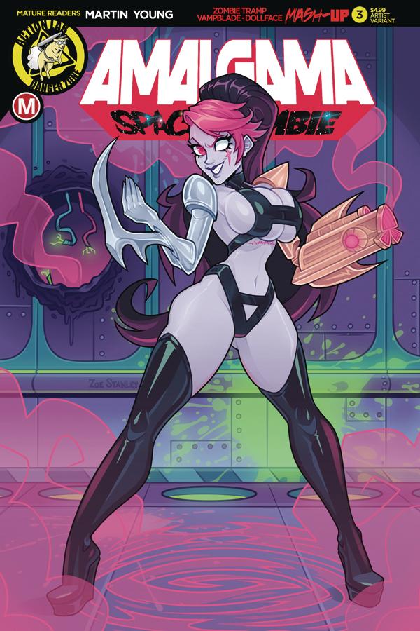 Amalgama Space Zombie #3 Cover E Variant Zoe Stanley Cover