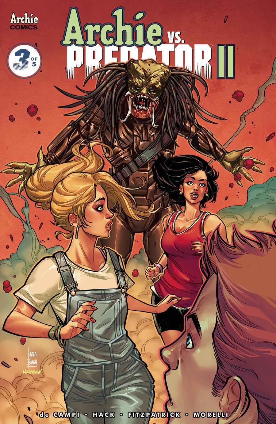 Archie vs Predator II #3 Cover B Variant Laura Braga Cover