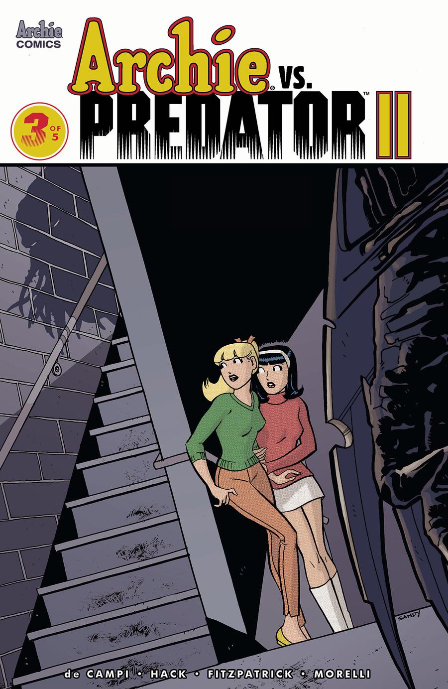 Archie vs Predator II #3 Cover E Variant Sandy Jarrell Cover