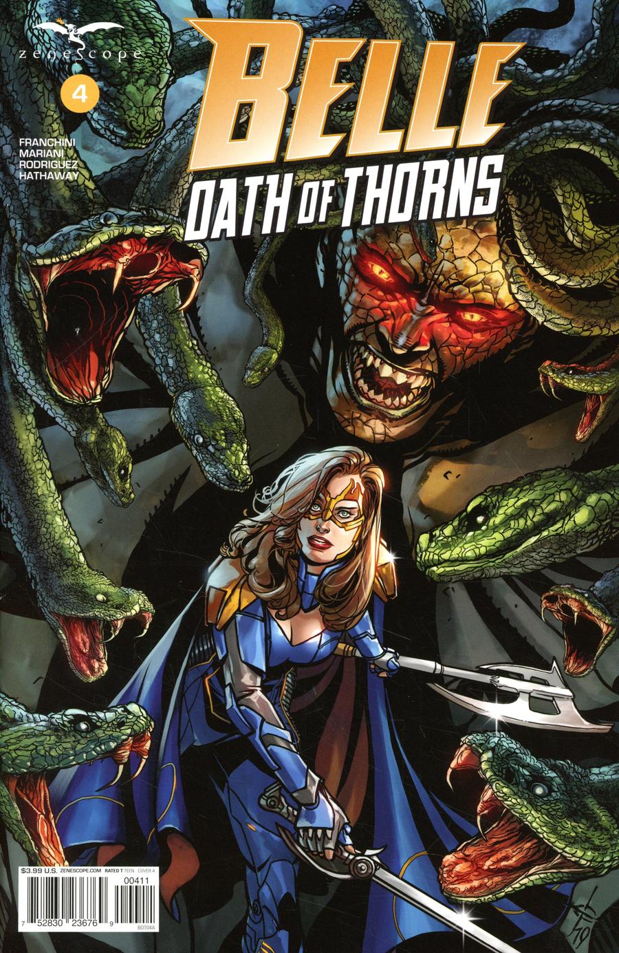 Grimm Fairy Tales Presents Belle Oath Of Thorns #4 Cover A Drew Edward Johnson